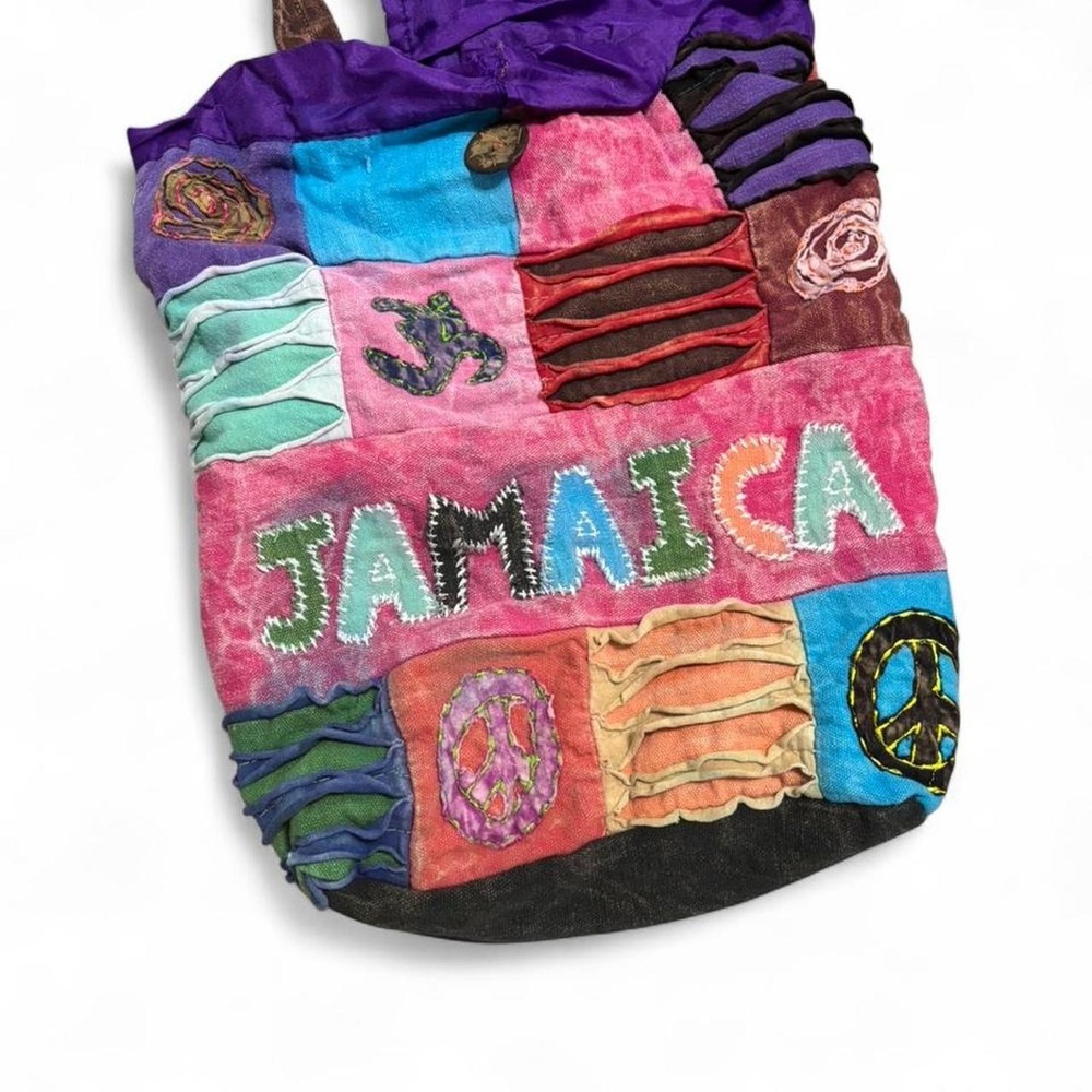 Vintage Patchwork Jamaica Backpack